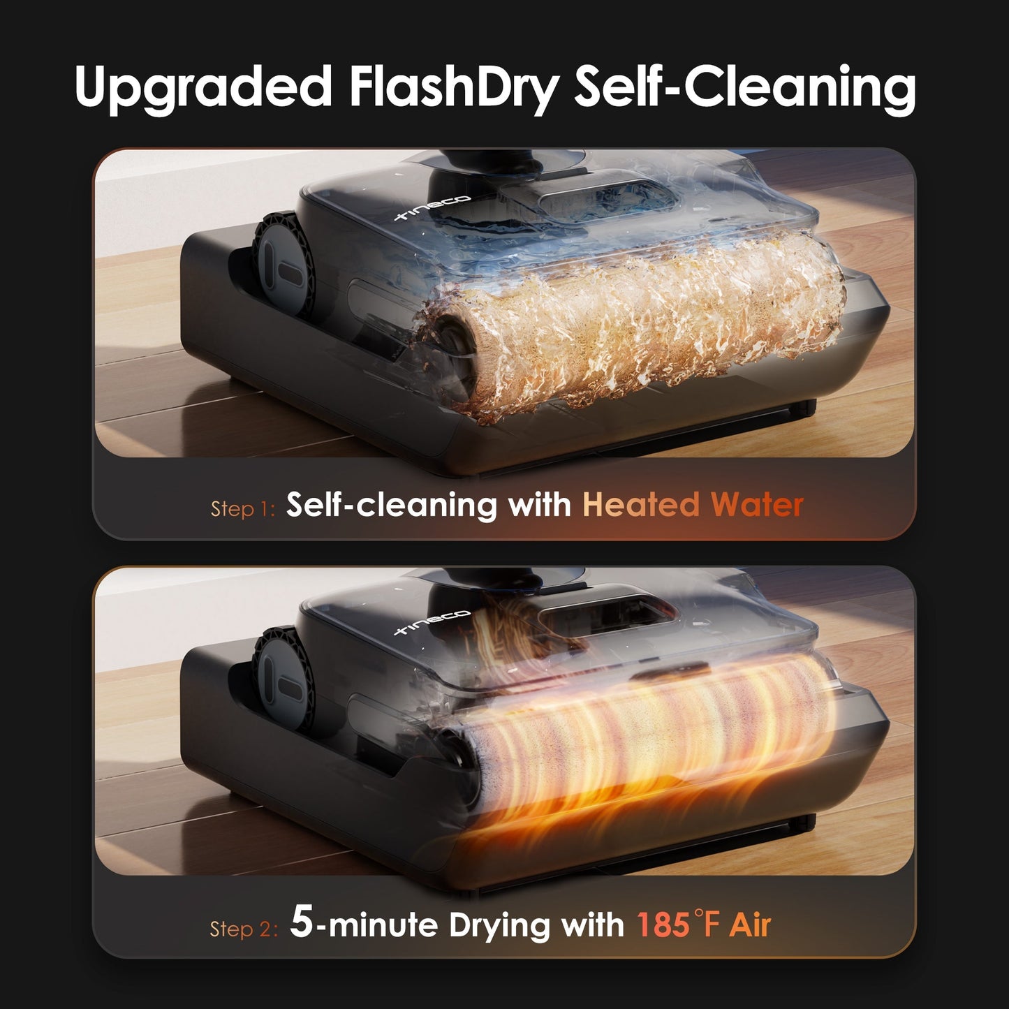 Tineco FLOOR ONE S9 Artist Steam Wet Dry Vacuum Cleaner